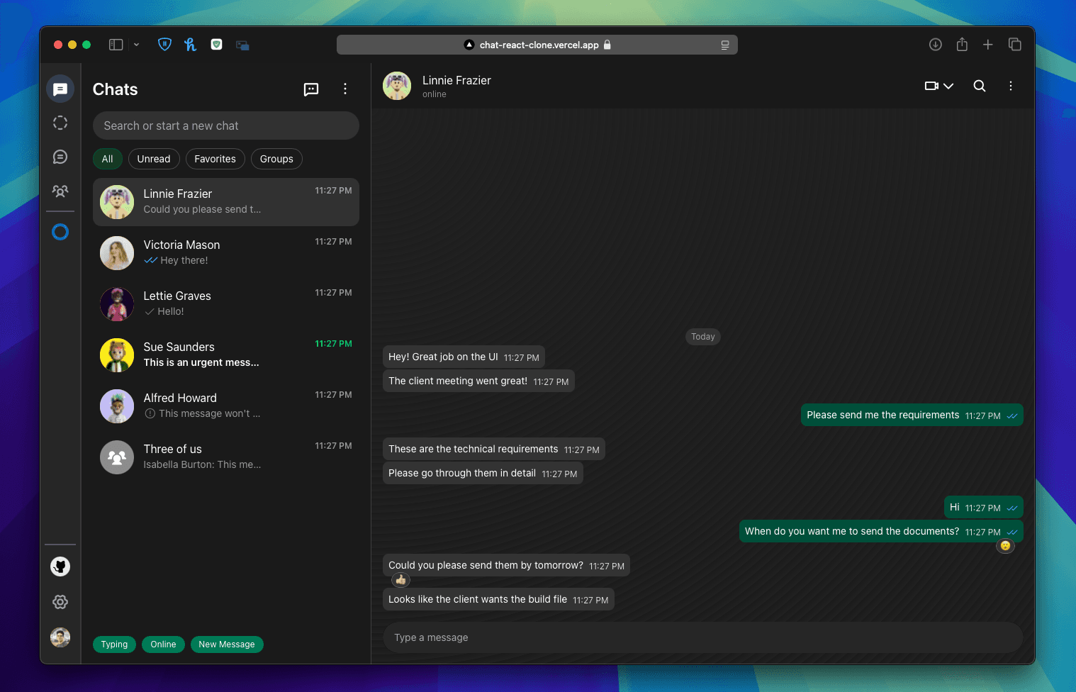 project screenshot